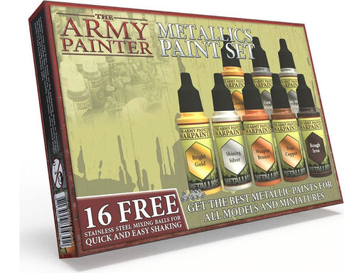 Paints and Paint Accessories Army Painter - Metallics - Paint Set - Cardboard Memories Inc.