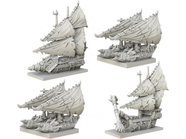 miniatures Mantic Games - Armada - Orc - Booster Fleet - MG-ARO102 - Cardboard Memories Inc.