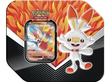 Trading Card Games Pokemon - Galar Partner Tin - Cinderace V - Cardboard Memories Inc.