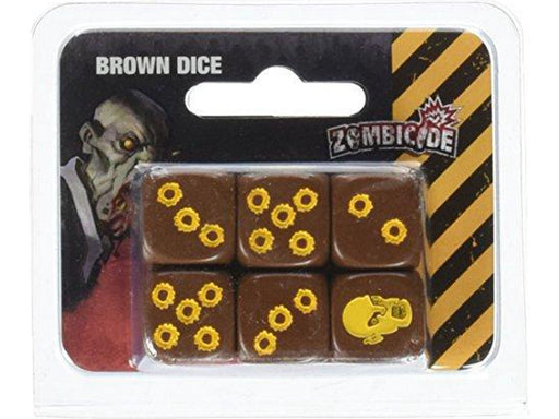 Board Games Cool Mini or Not - Zombicide - Brown Dice - Cardboard Memories Inc.