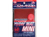 Supplies KMC Card Barrier - Small Size - Hyper Mat Mini Red - Cardboard Memories Inc.