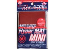 Supplies KMC Card Barrier - Small Size - Hyper Mat Mini Red - Cardboard Memories Inc.