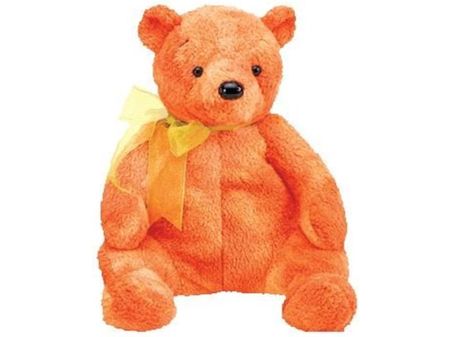 Plush TY Beanie Buddy - Tangerine - Cardboard Memories Inc.