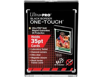 Supplies Ultra Pro - Magnetized One Touch - 35pt - Black Border - Cardboard Memories Inc.