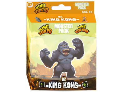 Board Games Iello Games - King of Tokyo - New York - King Kong Monster Pack - Cardboard Memories Inc.