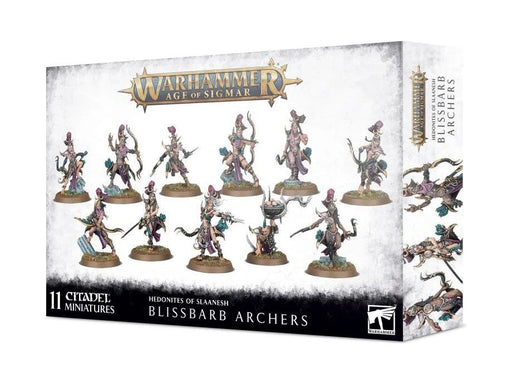Collectible Miniature Games Games Workshop - Warhammer Age of Sigmar - Hedonites of Slaanesh - Blissbarb Archers - 83-83 - Cardboard Memories Inc.
