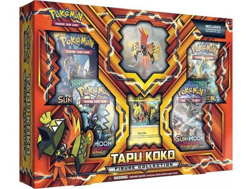 Trading Card Games Pokemon - Tapu Koko Figure - Collection Box - Cardboard Memories Inc.