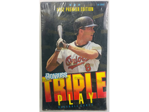 Sports Cards Donruss - 1992 - Baseball - Triple Play - Hobby Box - Cardboard Memories Inc.
