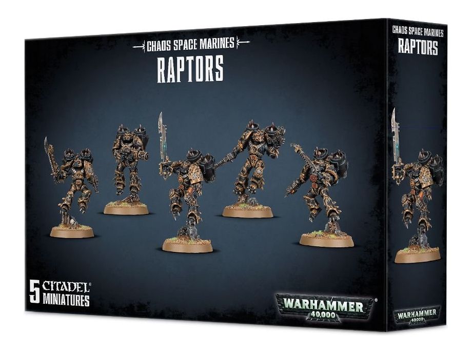 Collectible Miniature Games Games Workshop - Warhammer 40K - Chaos Space Marines - Raptors - 7th Edition - 43-13 (OUT OF PRINT) - Cardboard Memories Inc.
