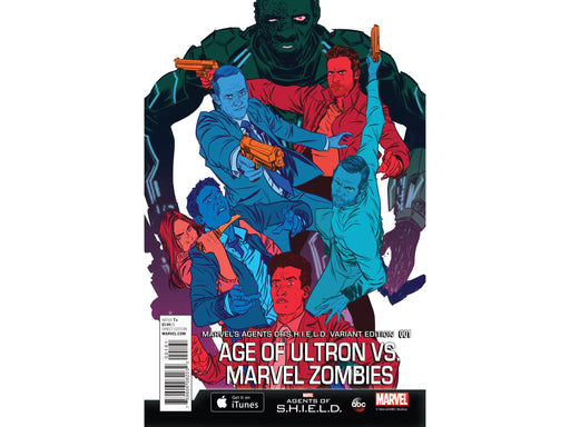 Comic Books Marvel Comics - Age of Ultron vs. Marvel Zombies 01 - Marvel's Agents of SHIELD Cover - 4450 - Cardboard Memories Inc.