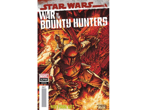 Comic Books Marvel Comics - Star Wars - War of the Bounty Hunters Alpha 001 - Mcniven Crimson Variant Edition (Cond. VF-) - 11521 - Cardboard Memories Inc.