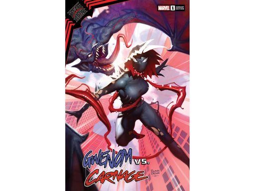 Comic Books Marvel Comics - King in Black - Gwenom vs Carnage 001 - Ryan Brown Variant Edition (Cond. VF-) - 5492 - Cardboard Memories Inc.