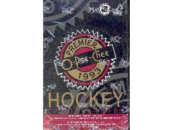Sports Cards O-Pee-Chee OPC 1993 Hockey - Premier Trading Card Hobby Box - Cardboard Memories Inc.