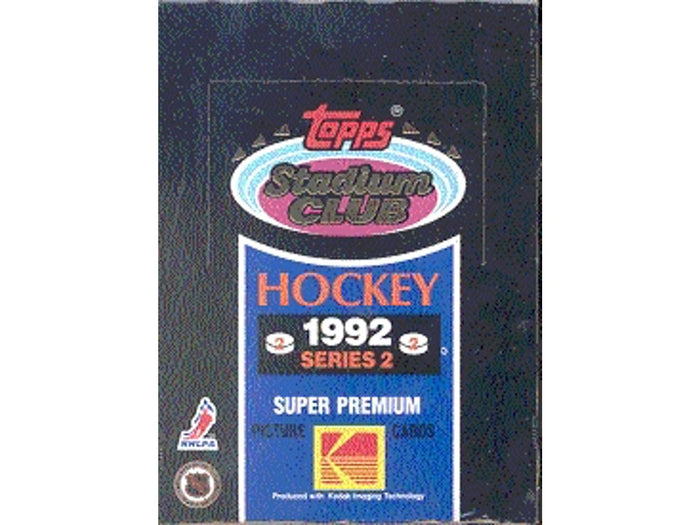 Sports Cards Topps - Stadium Club - 1992-93 - Hockey - Series 2 - Hobby Box - Cardboard Memories Inc.