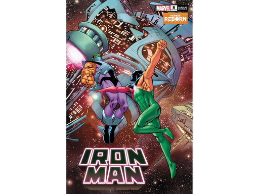 Comic Books Marvel Comics - Iron Man 008 - Pacheco Reborn Variant Edition (Cond. VF-) - 7145 - Cardboard Memories Inc.