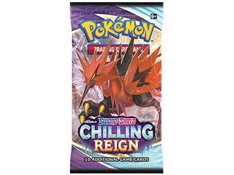 Pokemon - Sword and Shield - Chilling Reign - Booster Pack Cardboard Memories Inc. Pokemon - Sword and Shield - Chilling Reign - Booster Pack Cardboard Memories Inc.