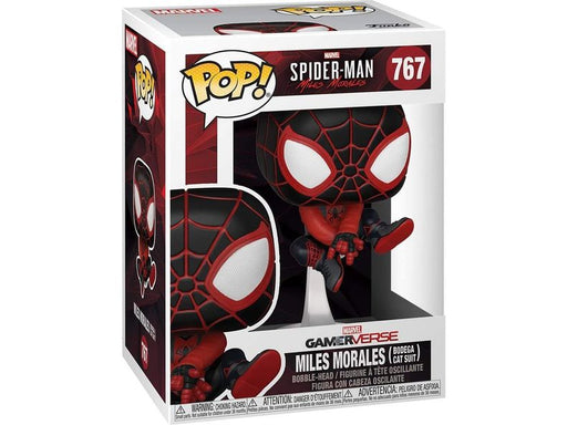 Action Figures and Toys POP! -  Movies - Marvel Spider-Man Miles Morales - Miles Morales Bodega Cat Suit - Gamerverse - Cardboard Memories Inc.