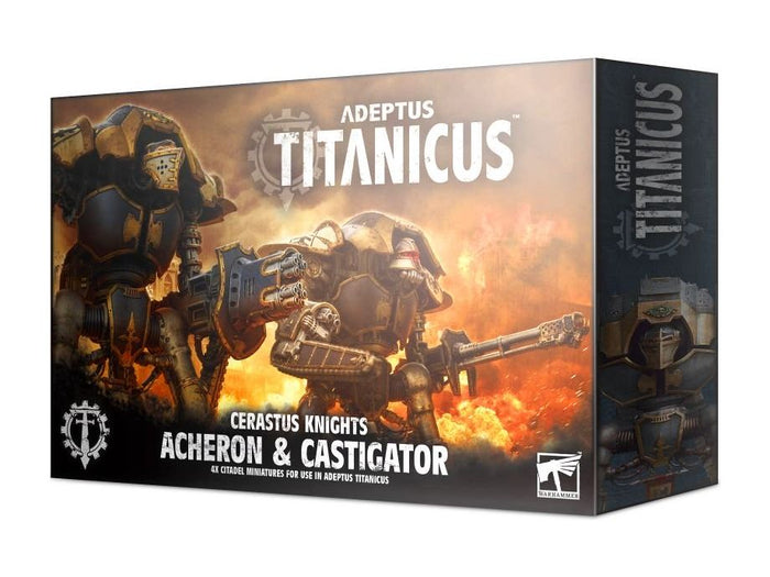 Collectible Miniature Games Games Workshop - Adeptus Titanicus - Cerastus Knights - Acheron and Castigator - 400-37 - Cardboard Memories Inc.