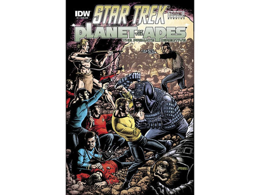 Comic Books IDW Comics - Star Trek Planet of the Apes 01 - Sub Cover - 5216 - Cardboard Memories Inc.