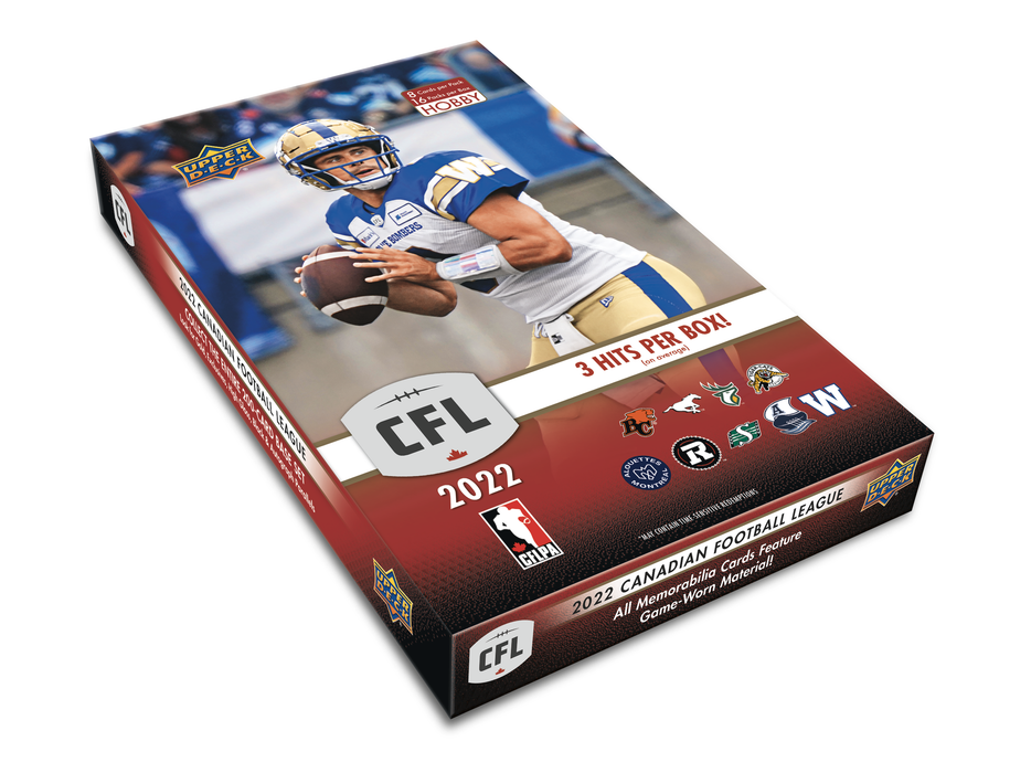 Sports Cards Upper Deck - 2022 - CFL Football - Hobby Box - Cardboard Memories Inc.