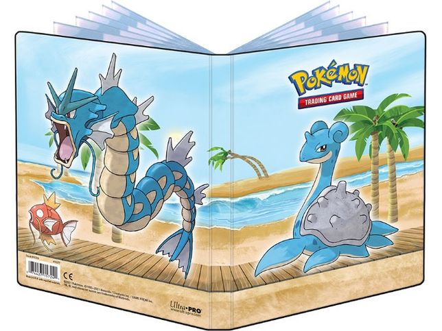 Trading Card Games Pokemon - 4 Pocket Portfolio Binder - Gallery Seaside Series - Cardboard Memories Inc.