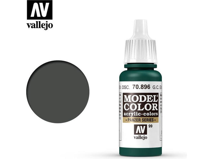 Paints and Paint Accessories Acrylicos Vallejo - German Camouflage Extra Dark Green - 70 896 - Cardboard Memories Inc.