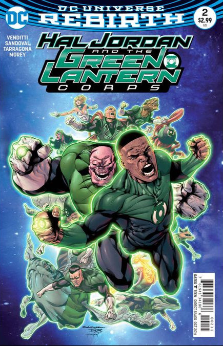 Comic Books DC Comics - Hal Jordan and the Green Lantern Corps (2016) 002 (Cond. VG+) - 4206 - Cardboard Memories Inc.