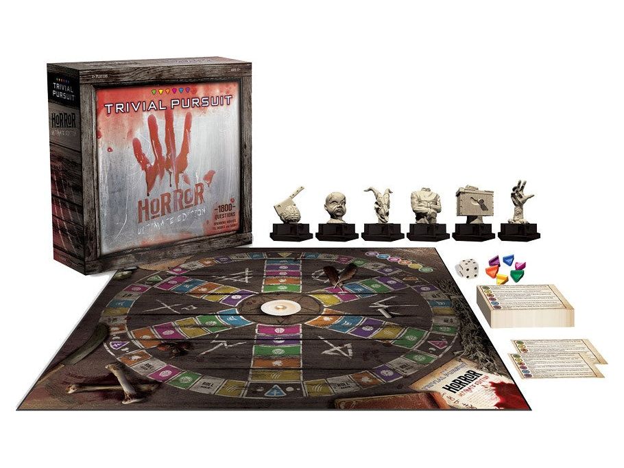 Card Games Usaopoly - Trivial Pursuit - Horror Movie - Ultimate Edition - Cardboard Memories Inc.