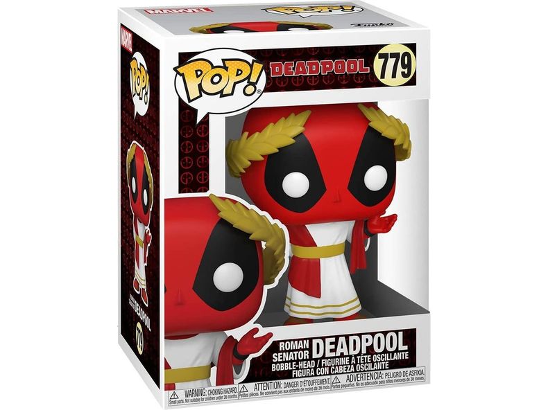 Action Figures and Toys POP! - Movies - Deadpool - Roman Senator Deadpool - Cardboard Memories Inc.