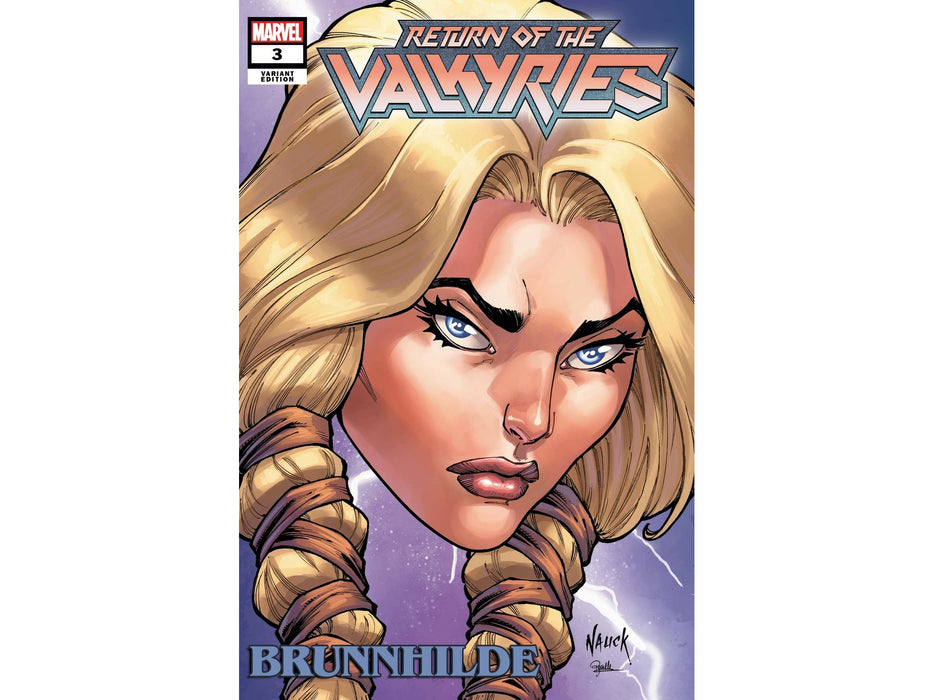 Comic Books Marvel Comics - King in Black - Return of the Valkyries 003 of 4 - Nauck Headshot Variant Edition (Cond. VF-) - 5171 - Cardboard Memories Inc.