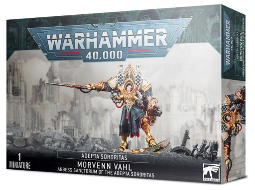 Collectible Miniature Games Games Workshop - Warhammer 40K - Adepta Sororitas - Morvenn Vahl - Abbess Santorum of the Adepta Sororitas - 52-37 - Cardboard Memories Inc.