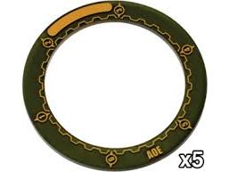 Collectible Miniature Games Privateer Press - Warmachine - 3-Inch Area of Effect Ring Marker - PIP 91079 - Cardboard Memories Inc.