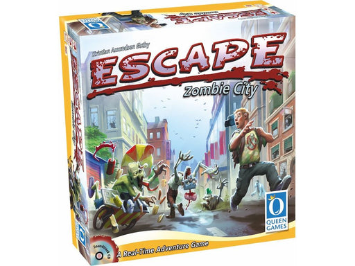 Board Games Queen Games - Escape - Zombie City - Cardboard Memories Inc.
