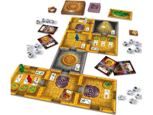 Board Games Queen Games - Escape - The Curse of the Temple - Cardboard Memories Inc.