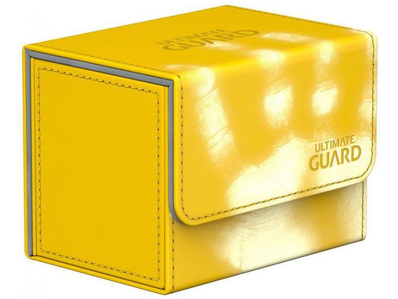Supplies Ultimate Guard - Sidewinder ChromiaSkin - Yellow Xenoskin - 80 - Cardboard Memories Inc.
