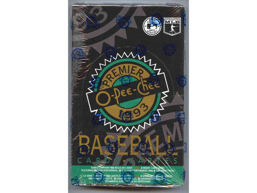 Sports Cards O-Pee-Chee OPC - 1993 - Baseball - Premier - Hobby Box - Cardboard Memories Inc.