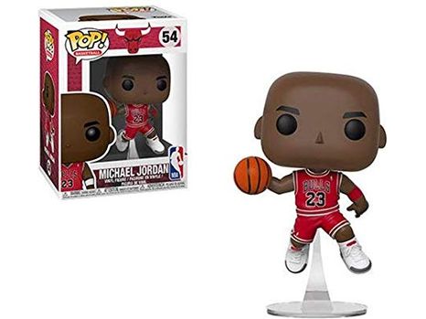 Action Figures and Toys POP! - Sports - NBA - Michael Jordan - Chicago Bulls Red Jersey - Cardboard Memories Inc.