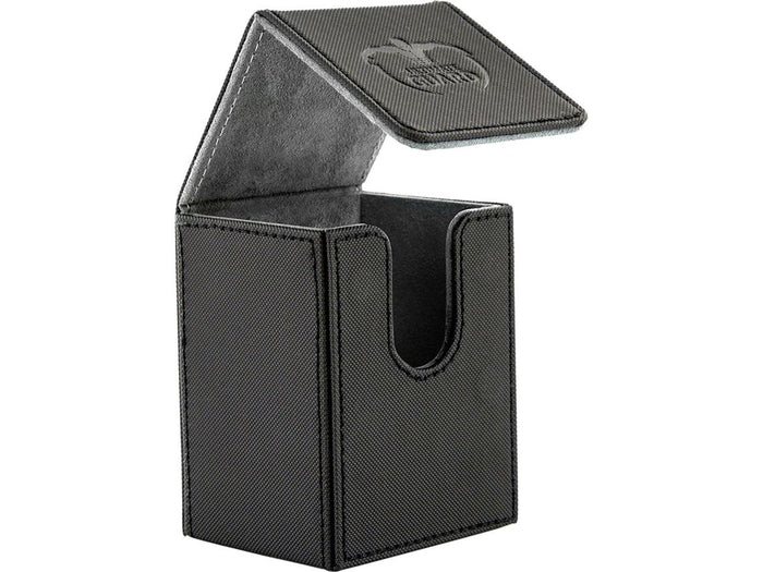 Supplies Ultimate Guard - Flip Deck Case - Black Xenoskin - 80 - Cardboard Memories Inc.