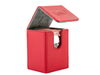 Supplies Ultimate Guard - Flip Deck Case - Red Xenoskin - 80 - Cardboard Memories Inc.