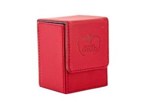 Supplies Ultimate Guard - Flip Deck Case - Red Xenoskin - 80 - Cardboard Memories Inc.