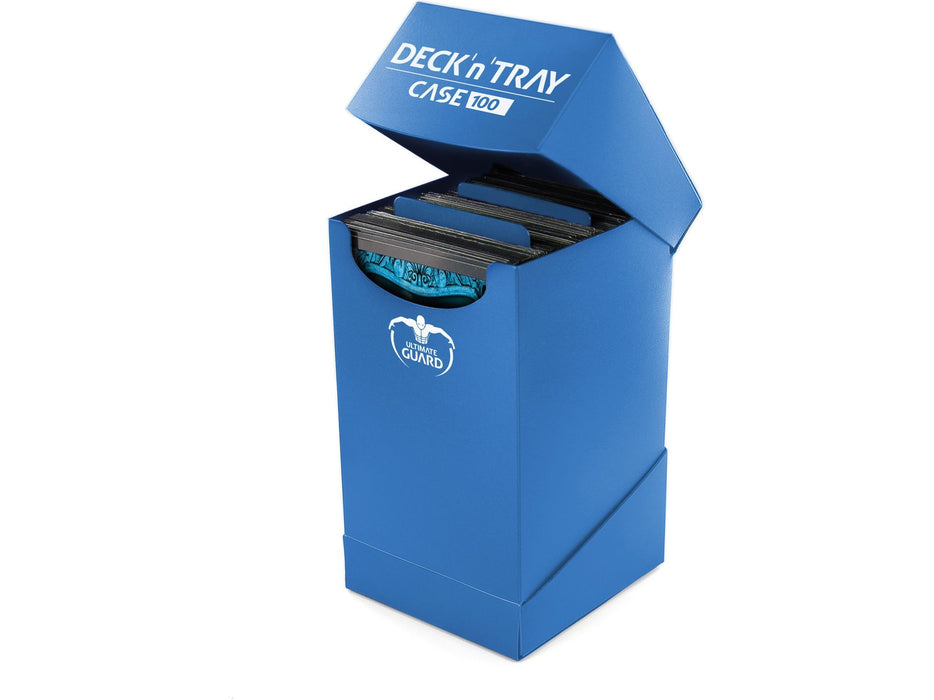 Supplies Ultimate Guard - Deck N Tray Case - Royal Blue - 100 - Cardboard Memories Inc.