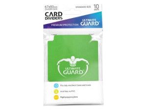 Supplies Ultimate Guard - Card Dividers - Green - Cardboard Memories Inc.
