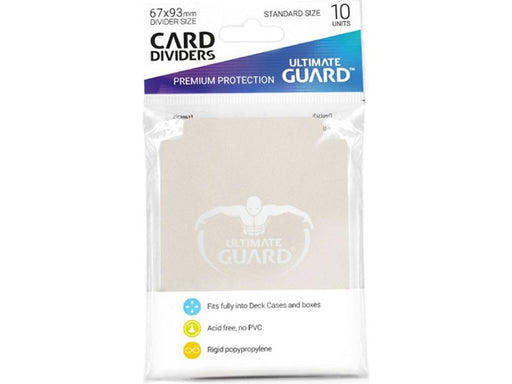 Supplies Ultimate Guard - Card Dividers - Sand - Cardboard Memories Inc.