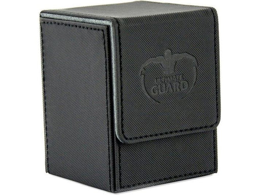 Supplies Ultimate Guard - Flip Deck Case - Black Xenoskin - 100 - Cardboard Memories Inc.
