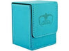 Supplies Ultimate Guard - Flip Deck Case - Blue Leather - 100 - Cardboard Memories Inc.