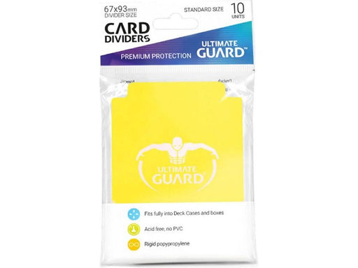 Supplies Ultimate Guard - Card Dividers - Yellow - Cardboard Memories Inc.