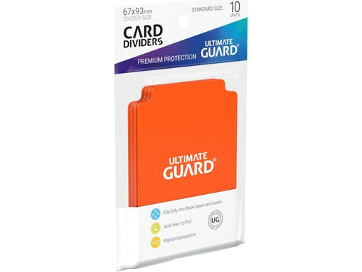 Supplies Ultimate Guard - Card Dividers - Orange - Cardboard Memories Inc.