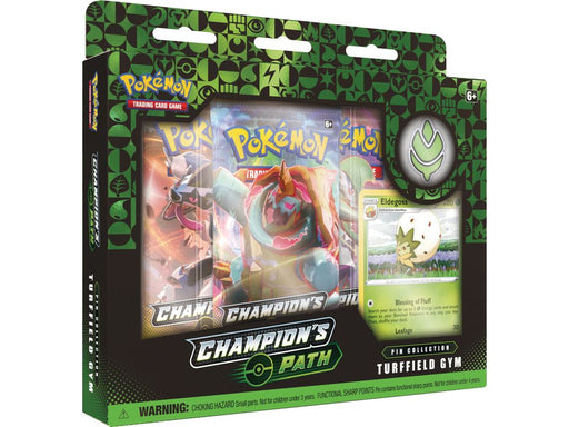 Trading Card Games Pokemon - Champions Path - Turffield Gym - Pin Collection - Cardboard Memories Inc.