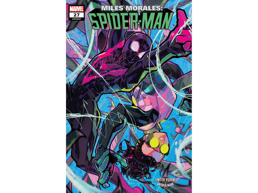 Comic Books Marvel Comics - Miles Morales Spider-Man 027 - Besch Spider-Man Villain Variant Edition - Cardboard Memories Inc.