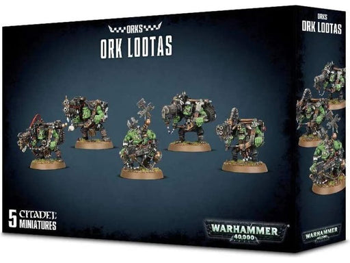 Collectible Miniature Games Games Workshop - Warhammer 40K - Orks - Lootas - 50-22 - Cardboard Memories Inc.
